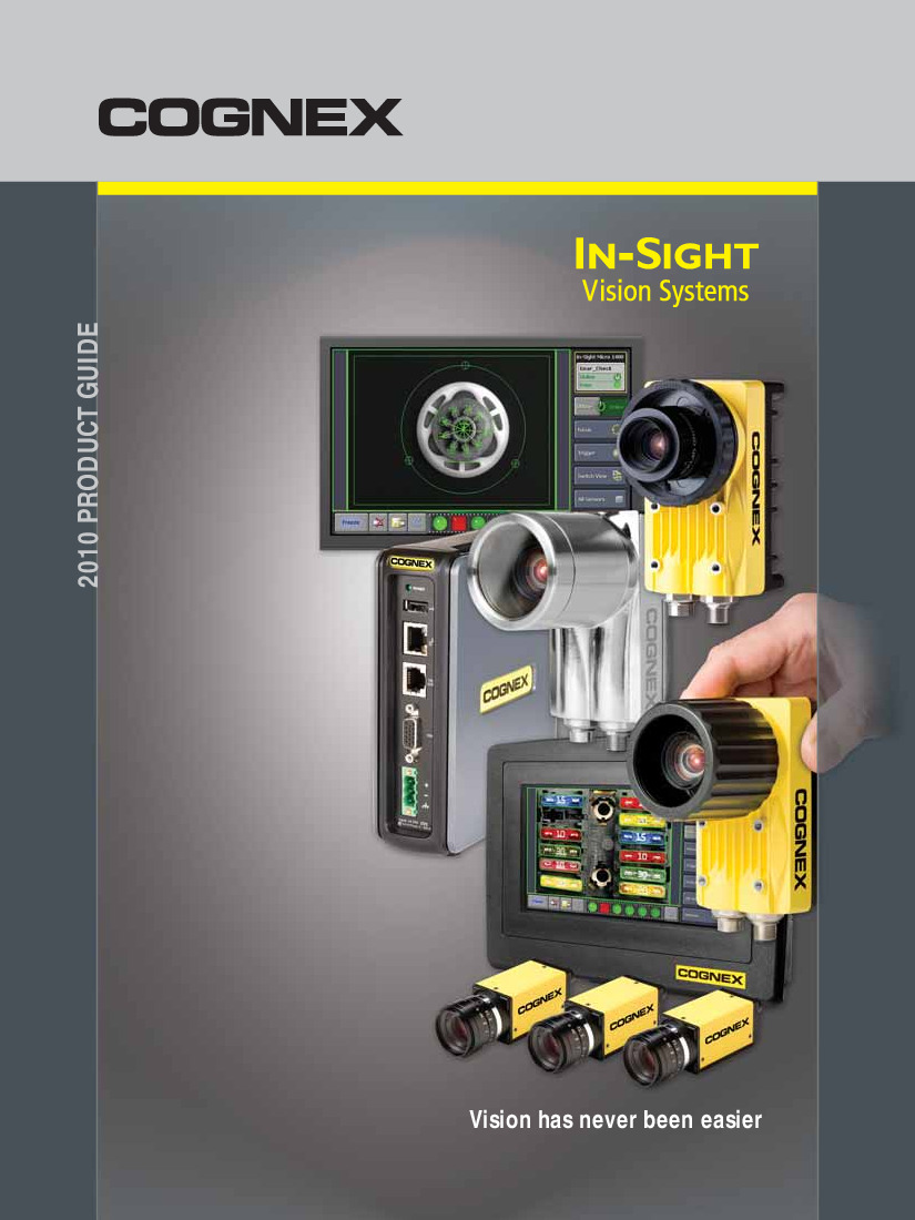 First Page Image of ISM1020-00 In-Sight Vision System 2010 Product Guide.pdf